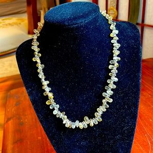 Vintage glass bead necklace